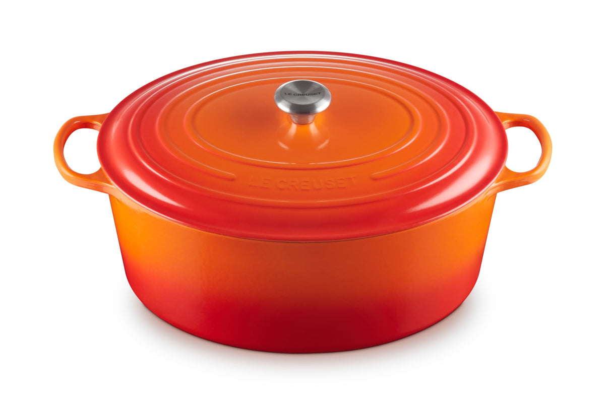 Le Creuset Enameled Cast Iron Oval Dutch Oven, 8 qt., White