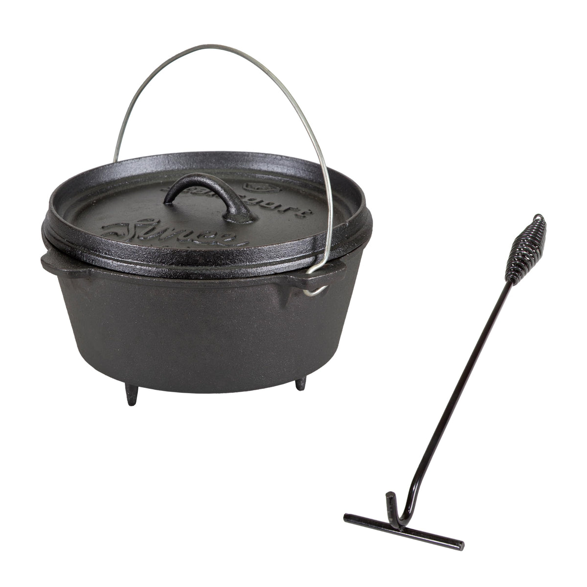 Stansport Pre-Seasoned Cast Iron Dutch Oven