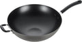 T-Fal Ultimate Hard Anodized Nonstick Wok 14 Inch, Oven Broiler Safe 350F, Non Stick Stir-Fry Pan, Cookware, Pots and Pans, Kitchen, Versatile Deep Frying, Sauté, Braise, Stew, Dishwasher Safe, Onyx