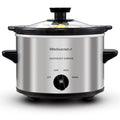 Maxi-Matic MST-275XS Electric Oval Slow Cooker, 2 Qt, Stainless Steel