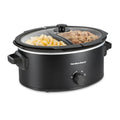 Hamilton Beach 6 Quart Slow Cooker With Space-Saving Folding Handles