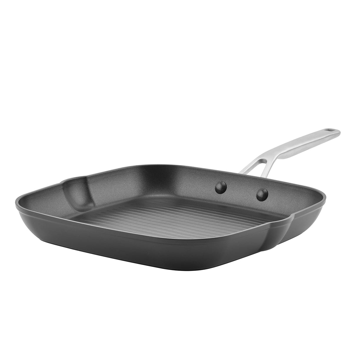 KitchenAid Hard-Anodized Nonstick Stir Fry Pan/Wok, 12.25-Inch, Matte Black
