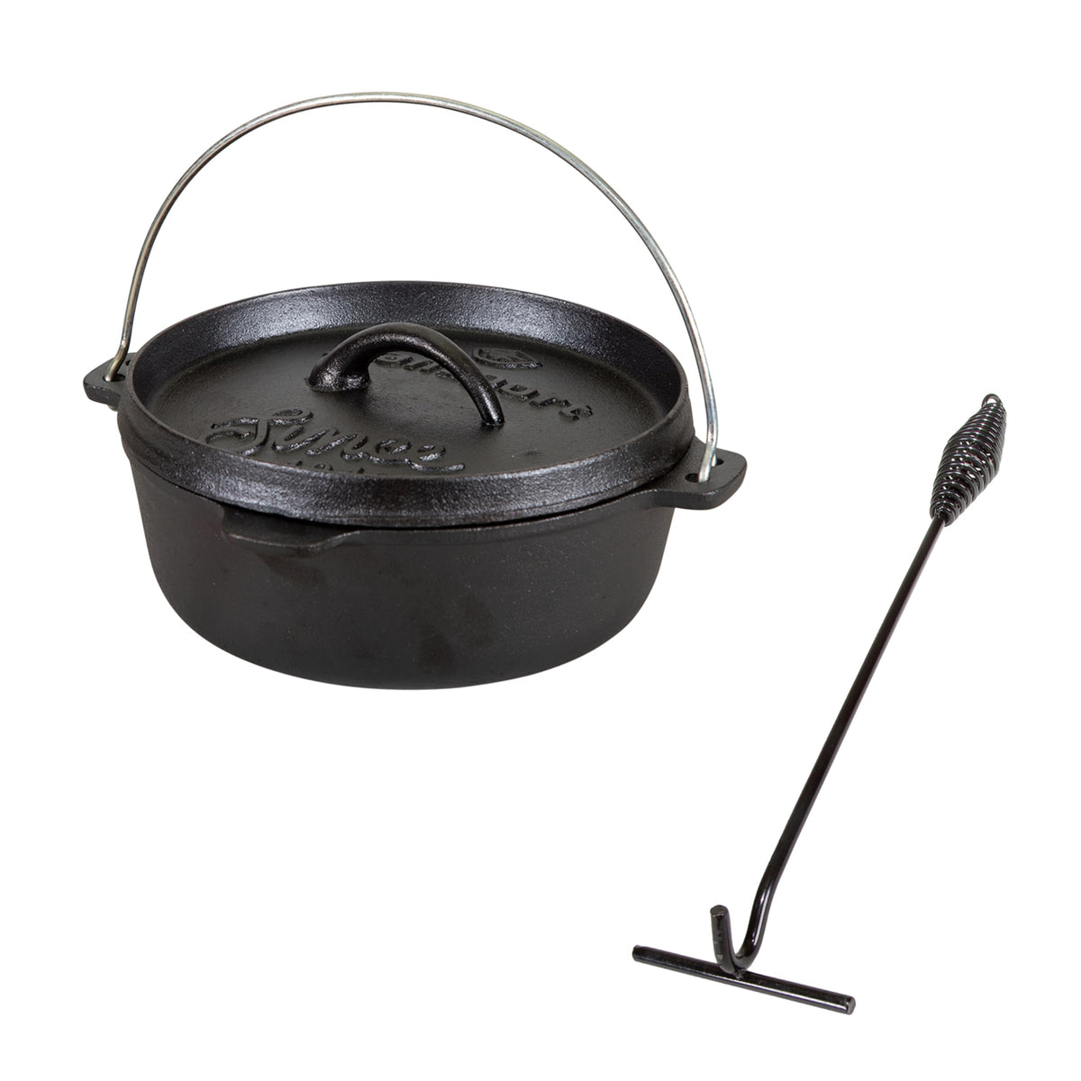 Stansport Pre-Seasoned Cast Iron Dutch Oven