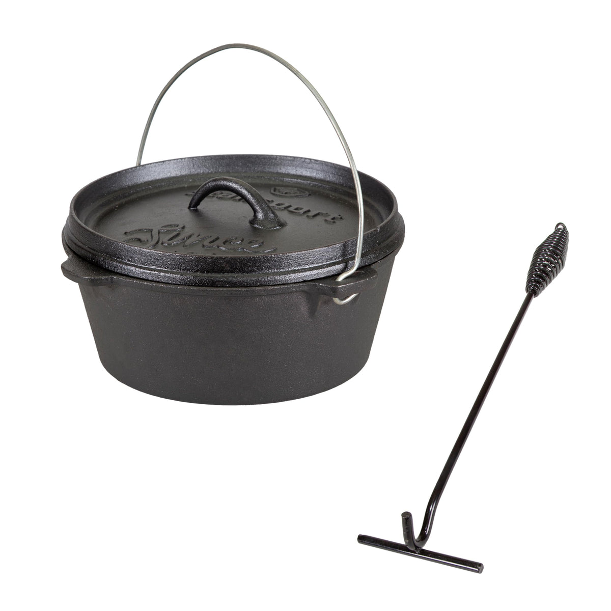 Stansport Pre-Seasoned Cast Iron Dutch Oven