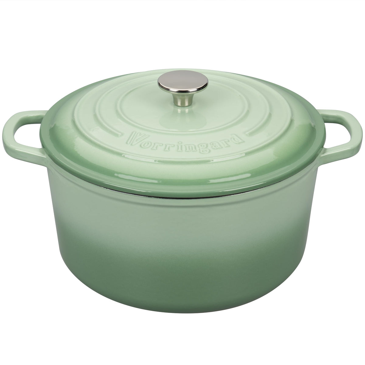 VORRINGARD Enameled Cast Iron Dutch Oven Pot with Lid, for Sourdough Bread Baking, Round Dutch Ovens, 4.5 Quart, Pink