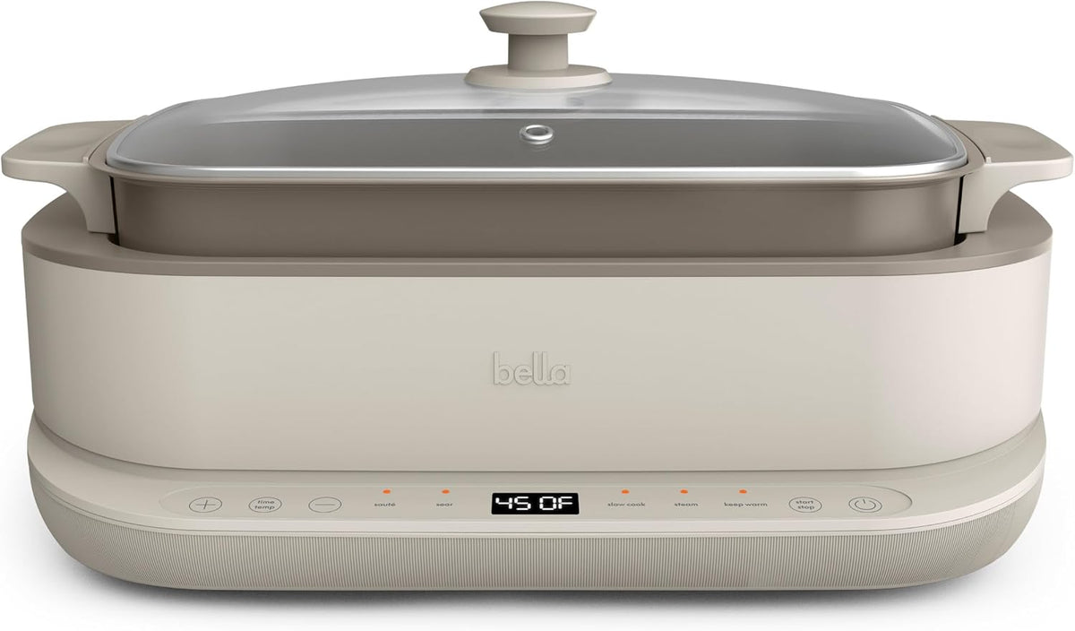 bella Multi 4-in-1 6qt MultiCooker, Oatmilk