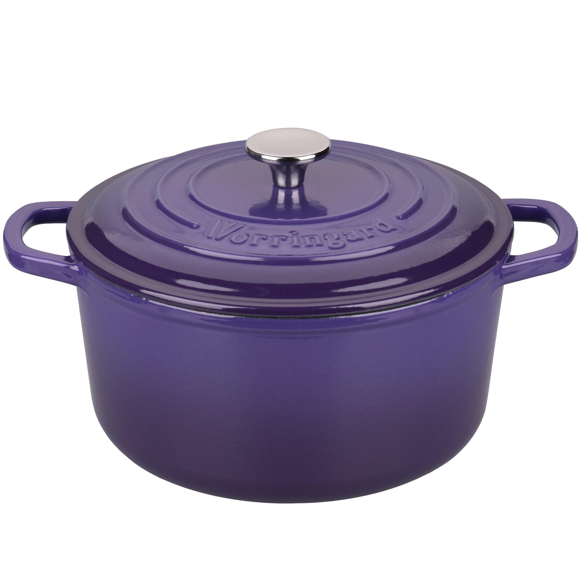 VORRINGARD Enameled Cast Iron Dutch Oven Pot with Lid, for Sourdough Bread Baking, Round Dutch Ovens, 4.5 Quart, Pink