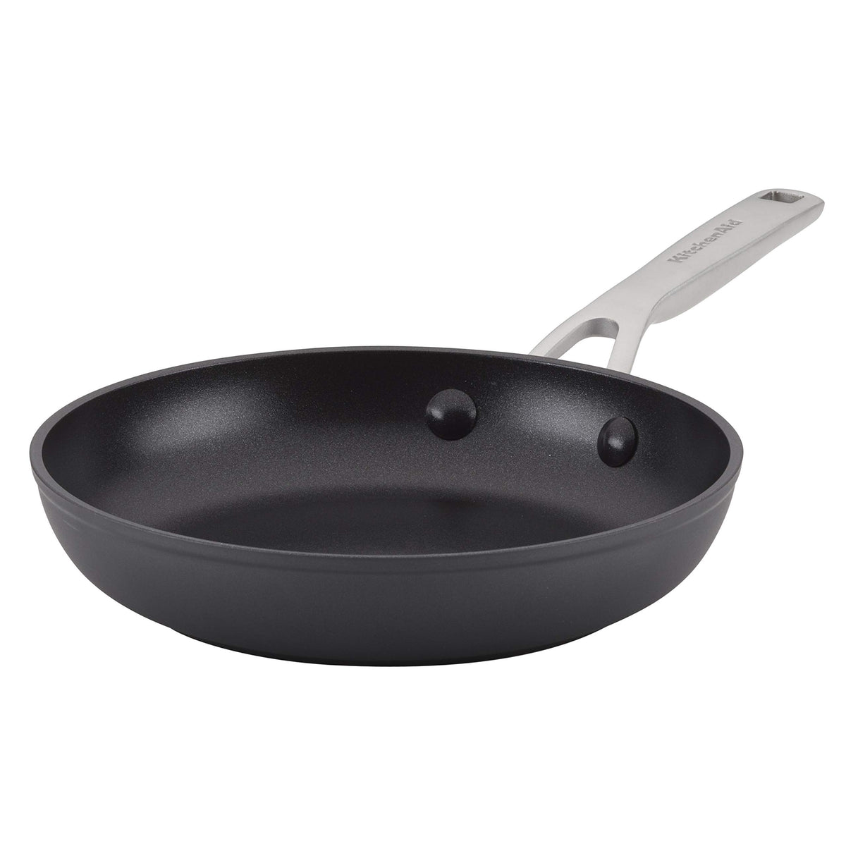 KitchenAid Hard-Anodized Nonstick Stir Fry Pan/Wok, 12.25-Inch, Matte Black