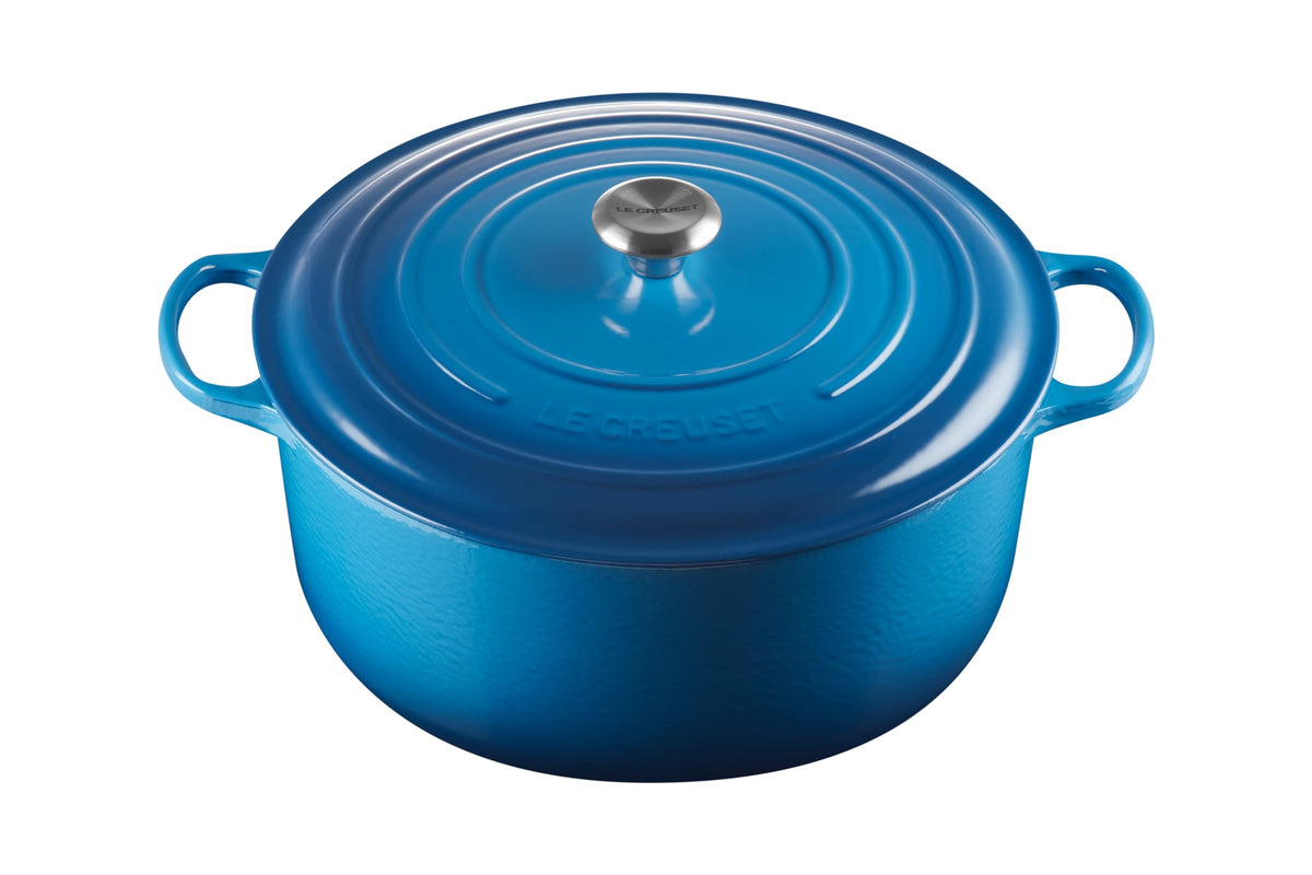 Le Creuset Enameled Cast Iron Round Dutch Oven, 5.5 qt., Flame