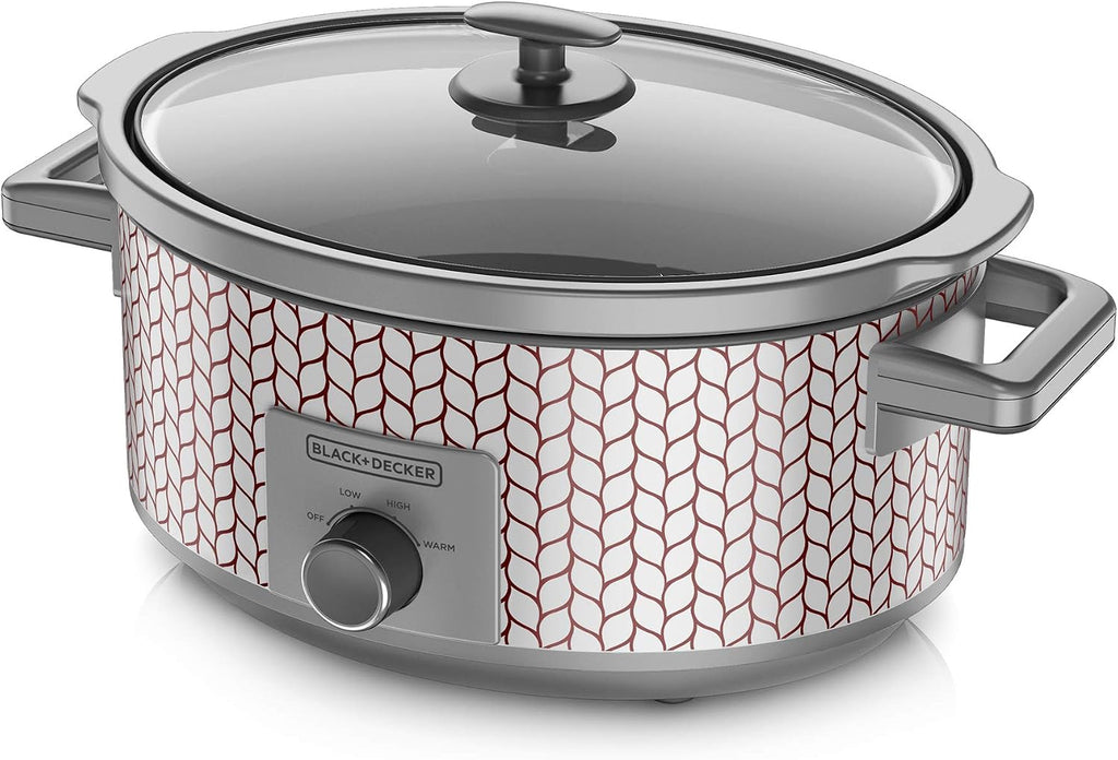 BLACK+DECKER 7-Quart Slow Cooker, Teal