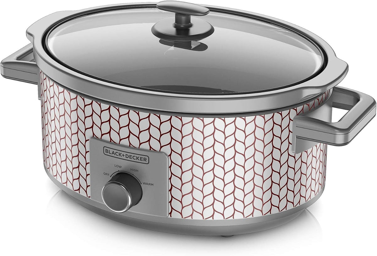 BLACK+DECKER 7-Quart Slow Cooker, Teal