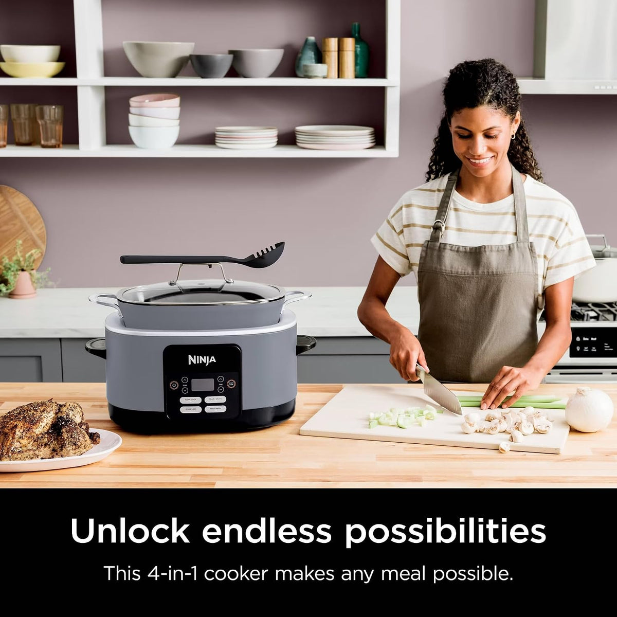 Ninja PossibleCooker PRO 8.5qt Multi-Cooker MC1000SP (Renewed)
