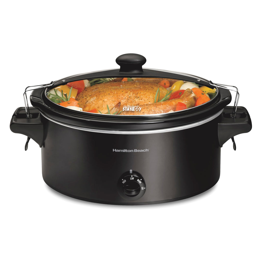 Hamilton Beach Stay or Go Extra Large 10 Quart Portable Slow Cooker