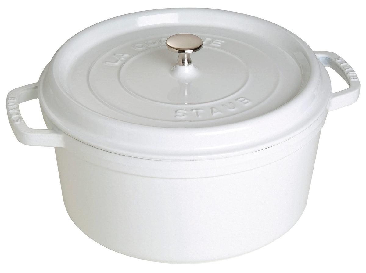 Staub Cast Iron 4-qt Round Dutch Oven - Citron