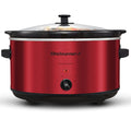 Elite Gourmet Stainless Steel Slow Cooker, Dishwasher-Safe with Tempered Glass Lid, Cool-Touch Handles, Removable Stoneware Pot, 8.5 Quart,MST-900V