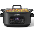 Sunvivi 12-in-1 Programmable Slow Cooker 6.5QT with Timer & Keep Warm