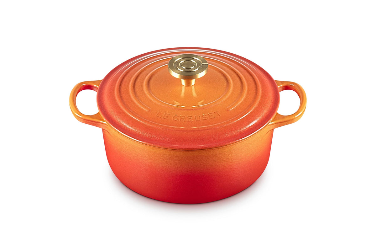 Le Creuset Enameled Cast Iron Round Dutch Oven, 5.5 qt., Cerise