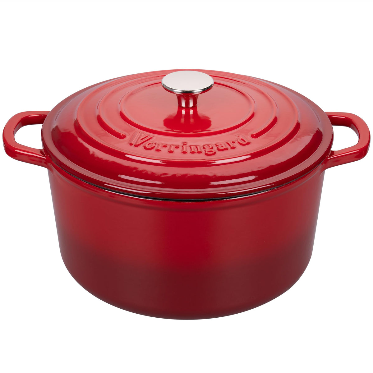 VORRINGARD Enameled Cast Iron Dutch Oven Pot with Lid, for Sourdough Bread Baking, Round Dutch Ovens, 4.5 Quart, Pink