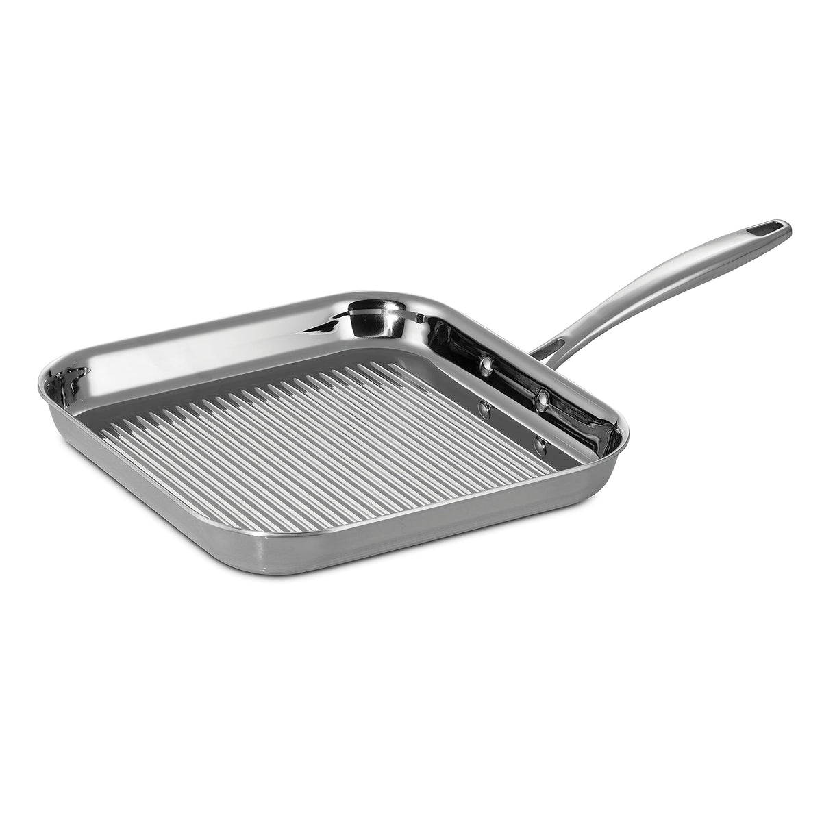 Tramontina Signature Tri-Ply Clad Stainless Steel 12.5-Inch Wok with lid