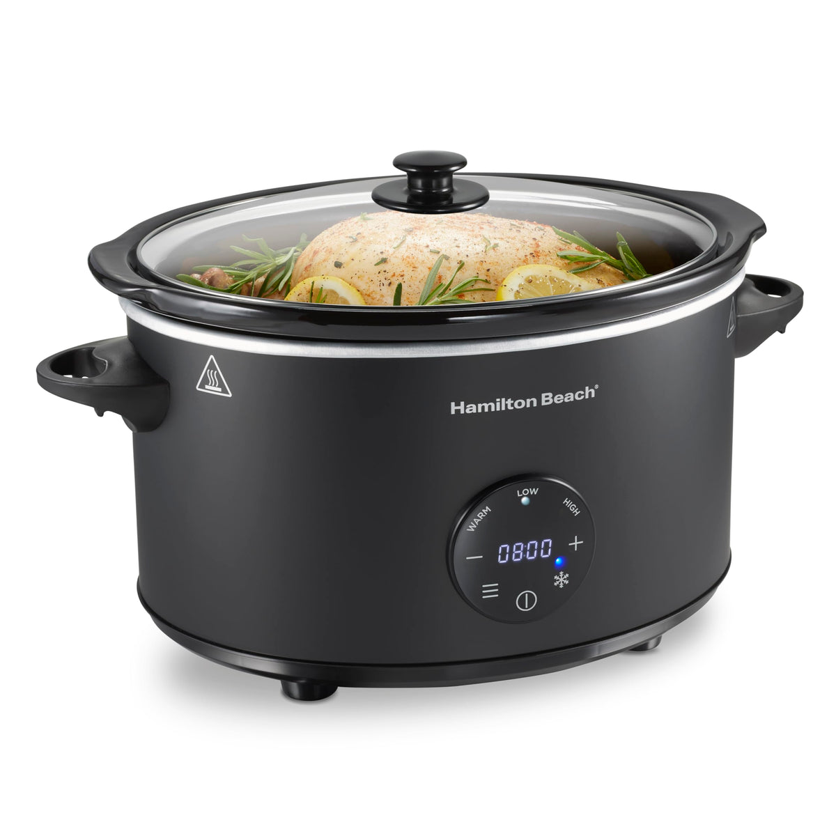 Hamilton Beach 7 Quart Set & Forget Portable Programmable Slow Cooker