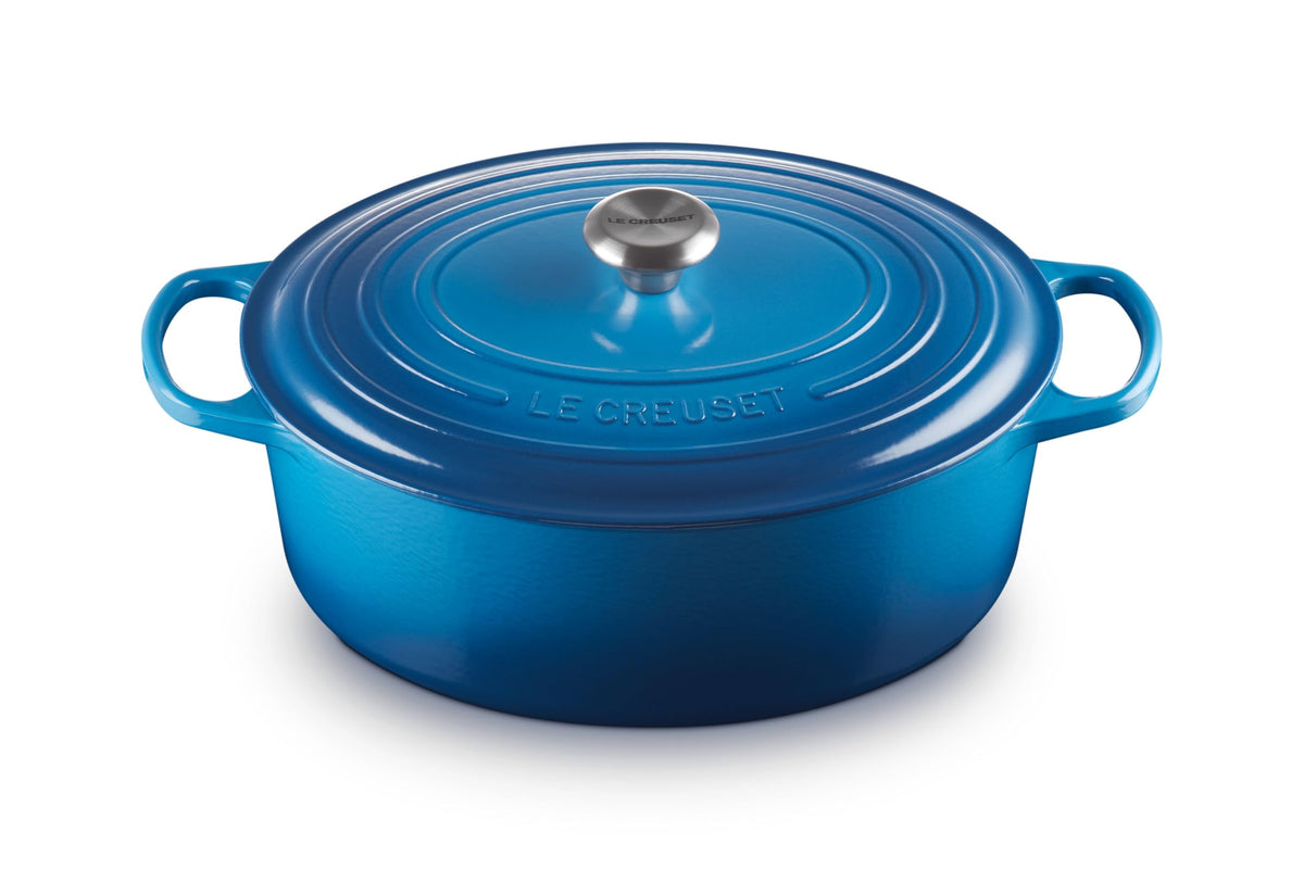 Le Creuset Enameled Cast Iron Oval Dutch Oven, 8 qt., White
