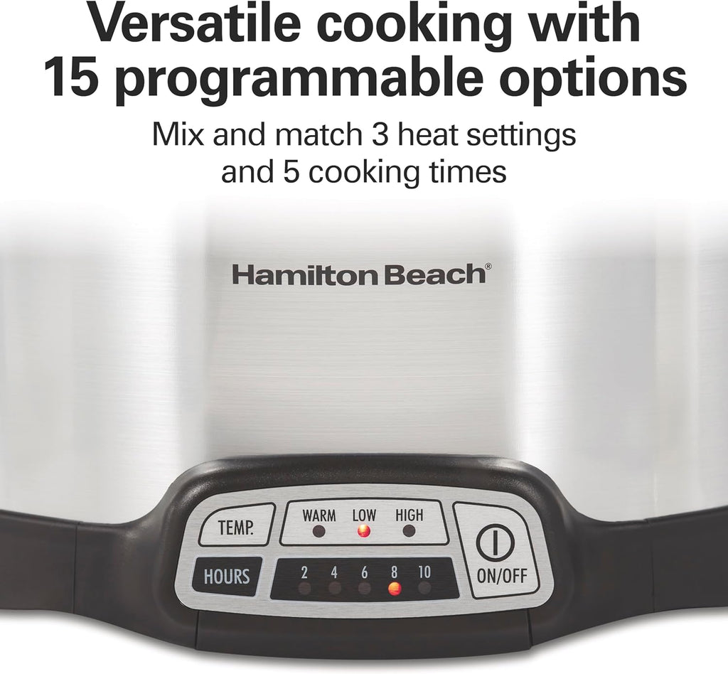 Hamilton Beach Set & Forget 4 Quart Programmable Slow Cooker
