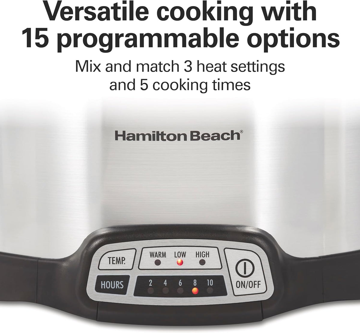 Hamilton Beach Set & Forget 4 Quart Programmable Slow Cooker