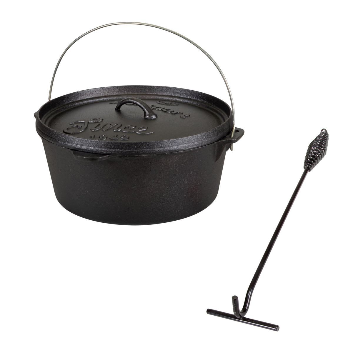 Stansport Pre-Seasoned Cast Iron Dutch Oven