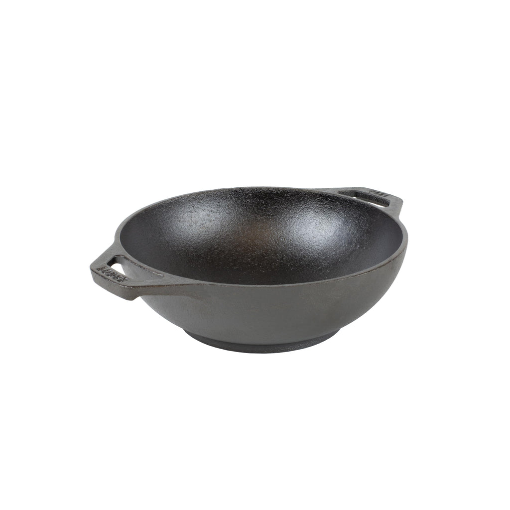 Lodge Cast Iron Wok with Dual Loop Handles, PFAS Free, 14 Inches