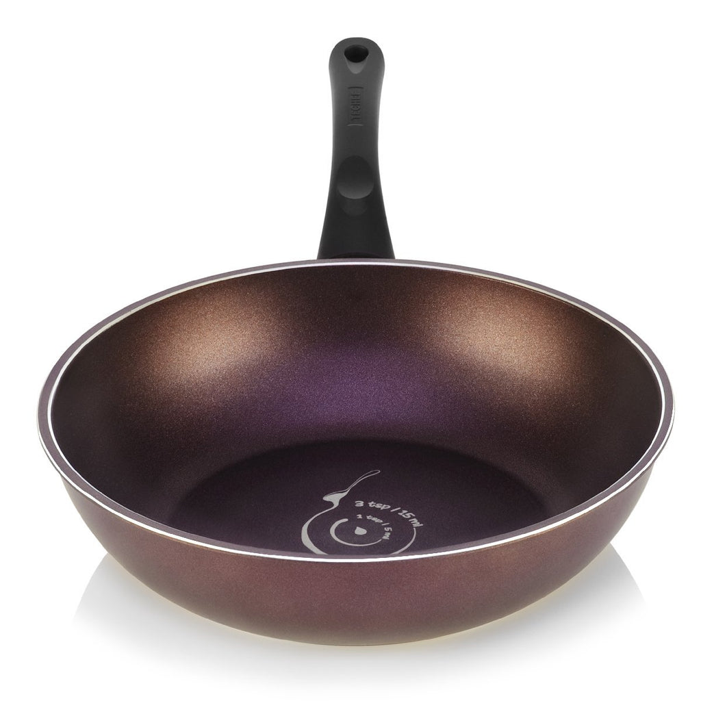 TECHEF - Art Pan 12" Wok/Stir-Fry Pan, Coated 5 times with Teflon Select Non-Stick Coating (PFOA Free) - Made in Korea