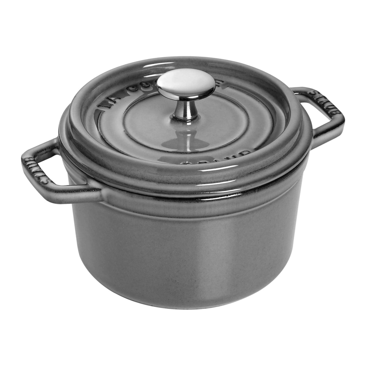 Staub Cast Iron 7-qt Round Cocotte - Grenadine, Made in France