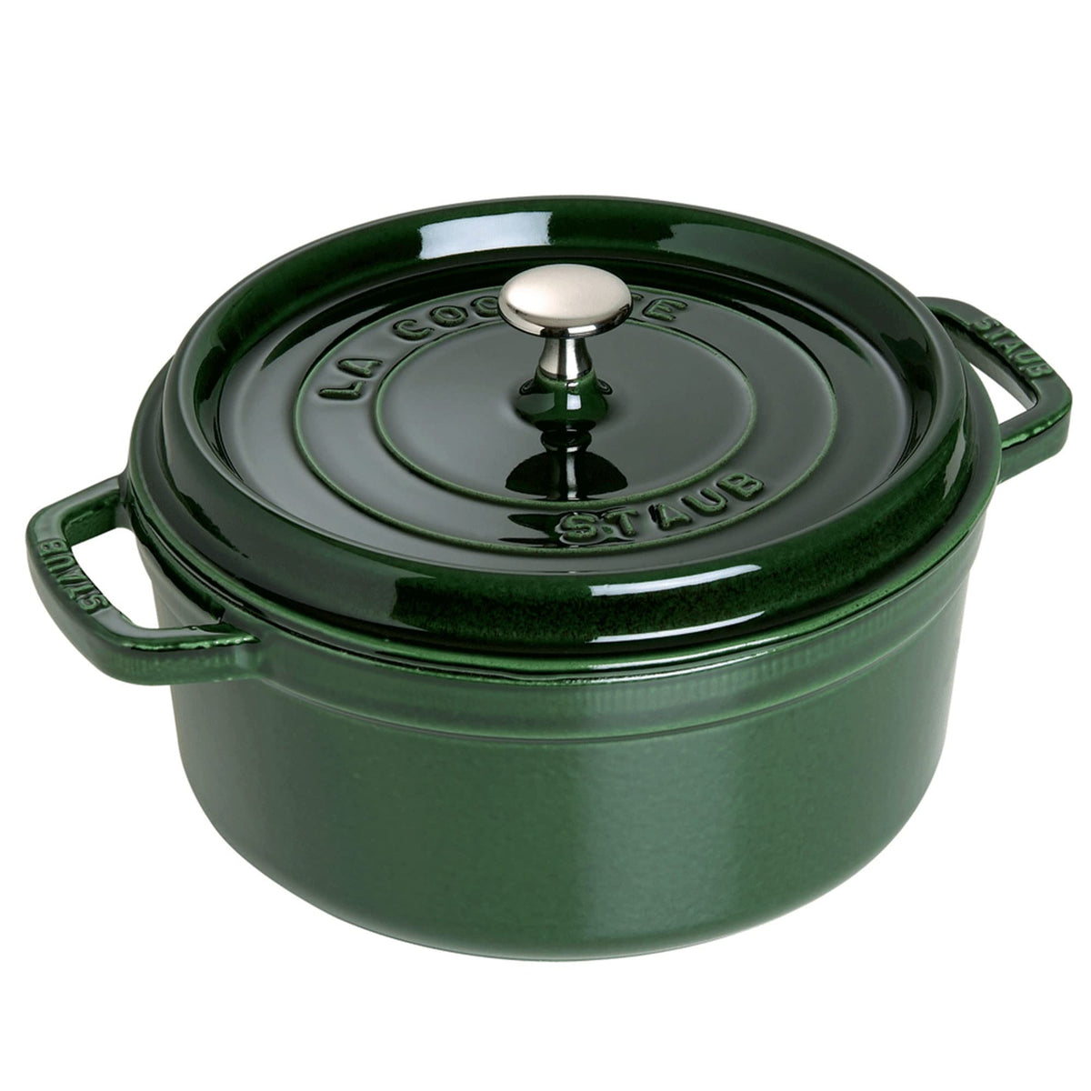 Staub Cast Iron 7-qt Round Cocotte - Grenadine, Made in France