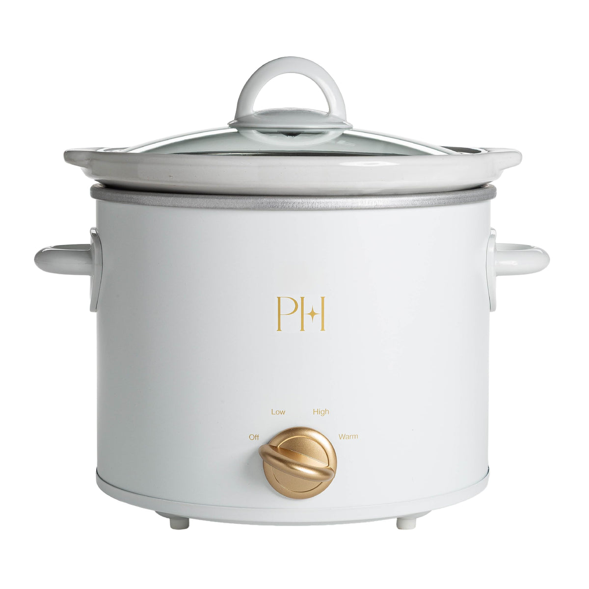 Paris Hilton 6-Quart Manual Slow Cooker, Naturally Nonstick Stoneware Ceramic Insert, Three Settings (Low, High, Warm), Dishwasher Safe Family Size Slow Cooker, Pink