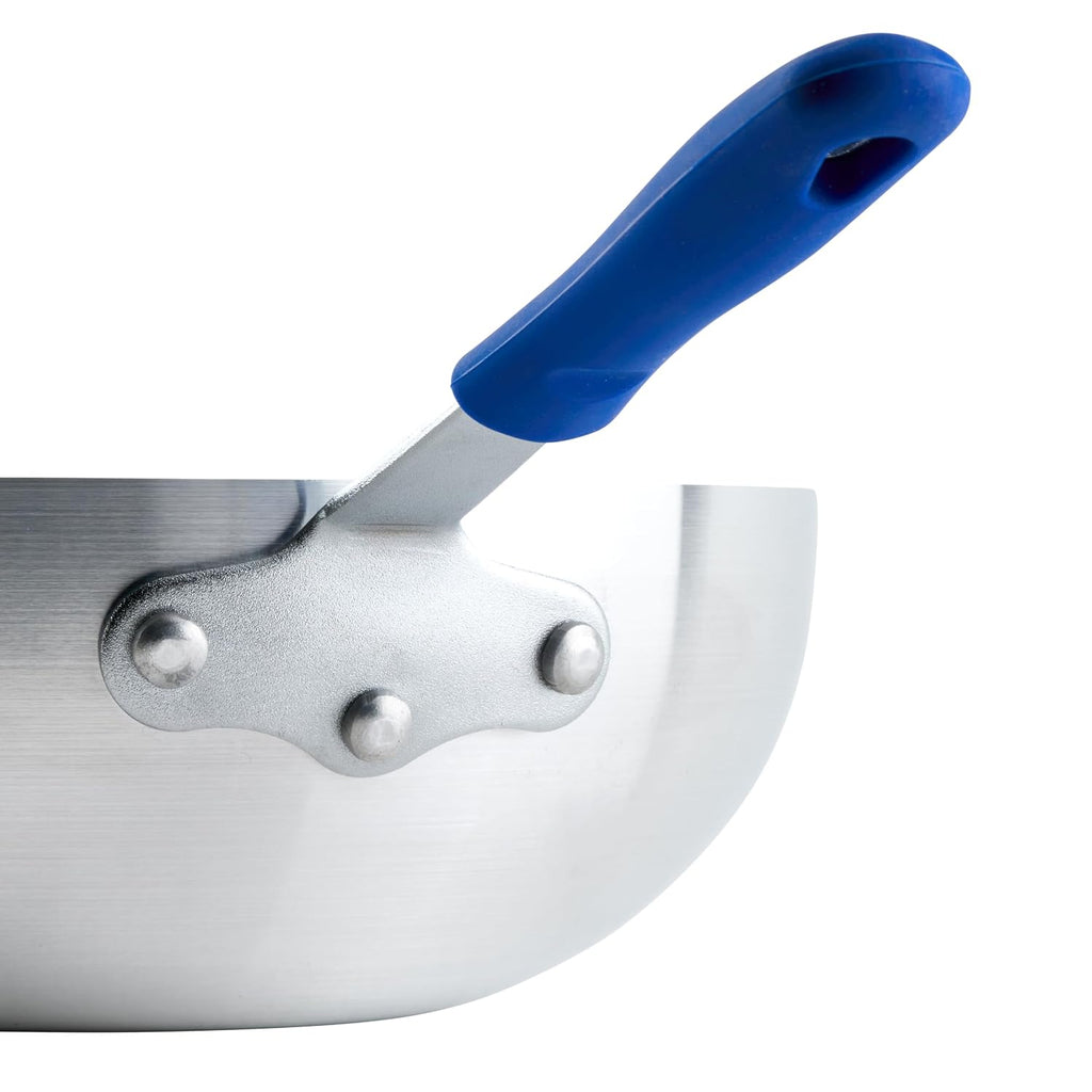 Winco Aluminum Stir Fry Pan, 11-Inch,Silver