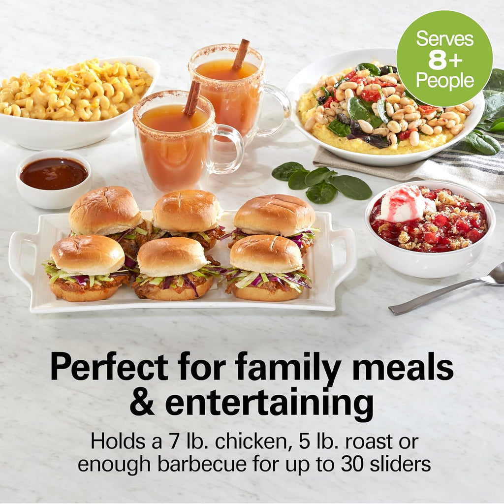 Hamilton Beach 7 Quart Set & Forget Portable Programmable Slow Cooker