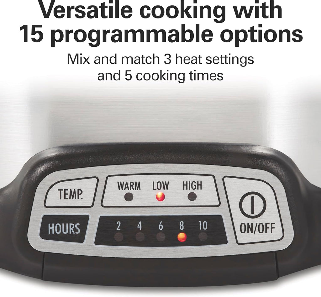 Hamilton Beach Set & Forget 7 Quart Programmable Slow Cooker