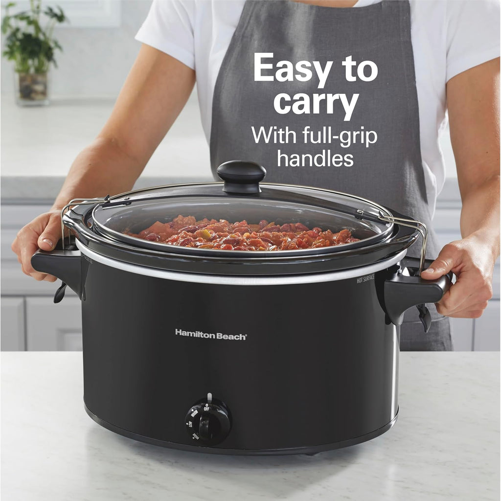 Hamilton Beach Stay or Go Extra Large 10 Quart Portable Slow Cooker