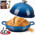 Overmont Enameled Cast Iron Dutch Oven, 6QT Bread Oven with Dome Lid Recipe