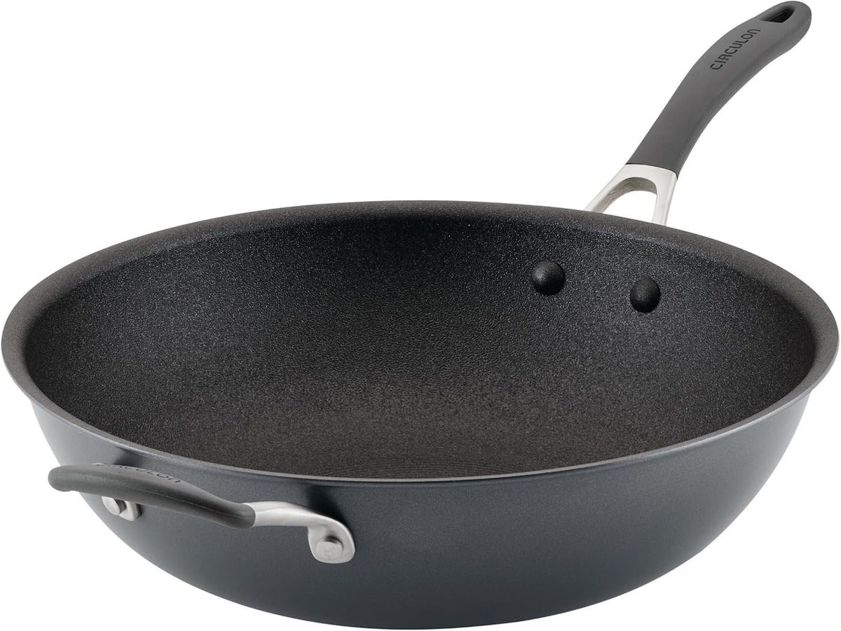 Circulon A1 Series Nonstick Induction Stir Fry Pan, 13.25-Inch, Graphite