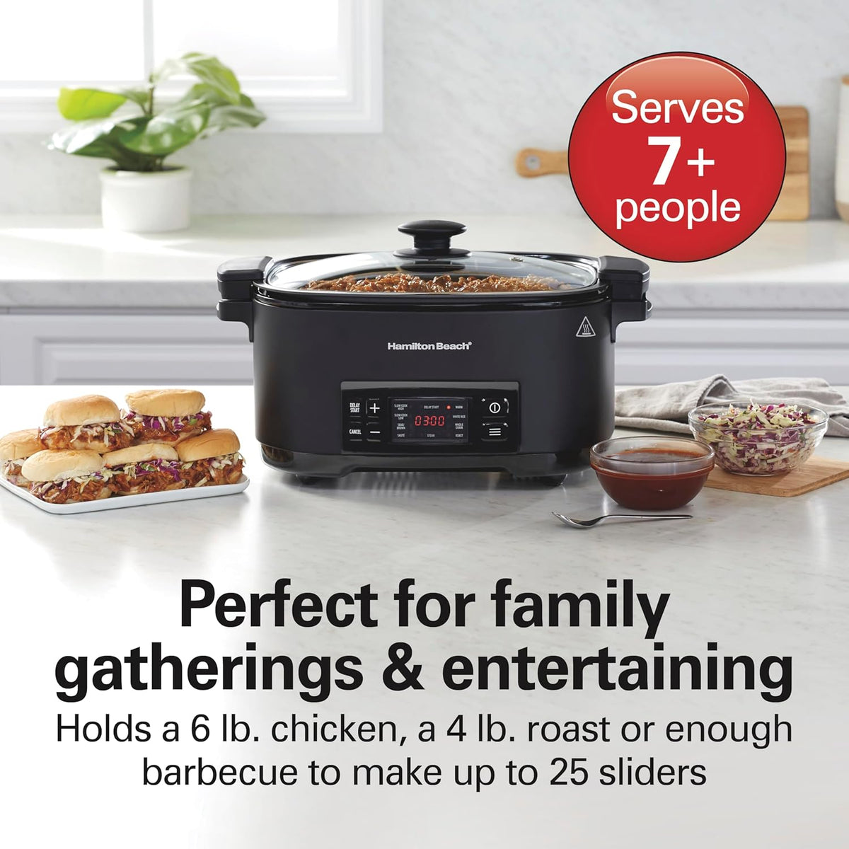 Hamilton Beach 9-in-1 6 Quart Programmable Slow Cooker