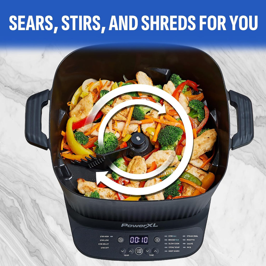 STIRMAX DELUXE 7.5QT Digital Multi-Cooker with Auto Stir