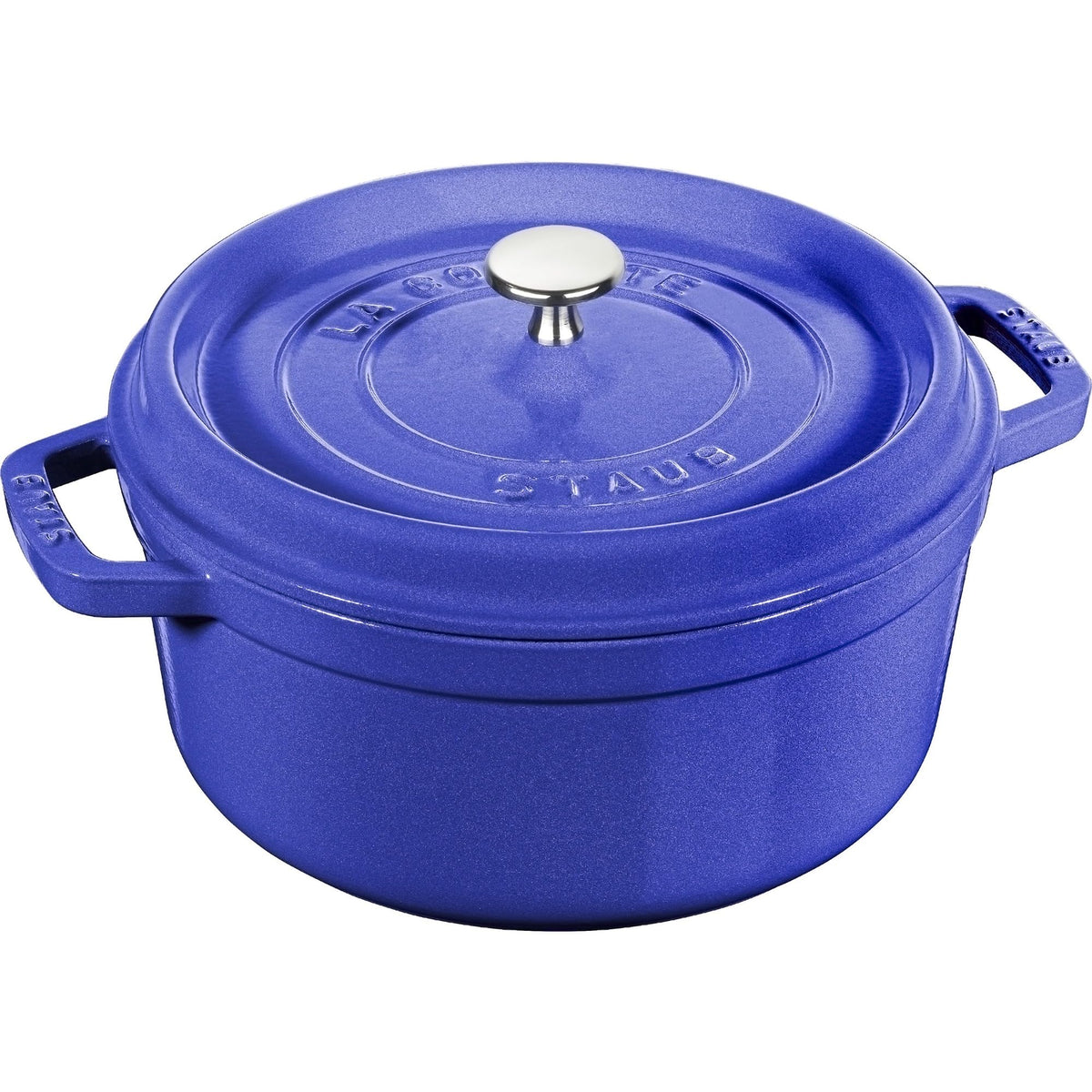 STAUB Cast Iron Dutch Oven 4-qt Round Cocotte, Made in France, Serves 3-4, White