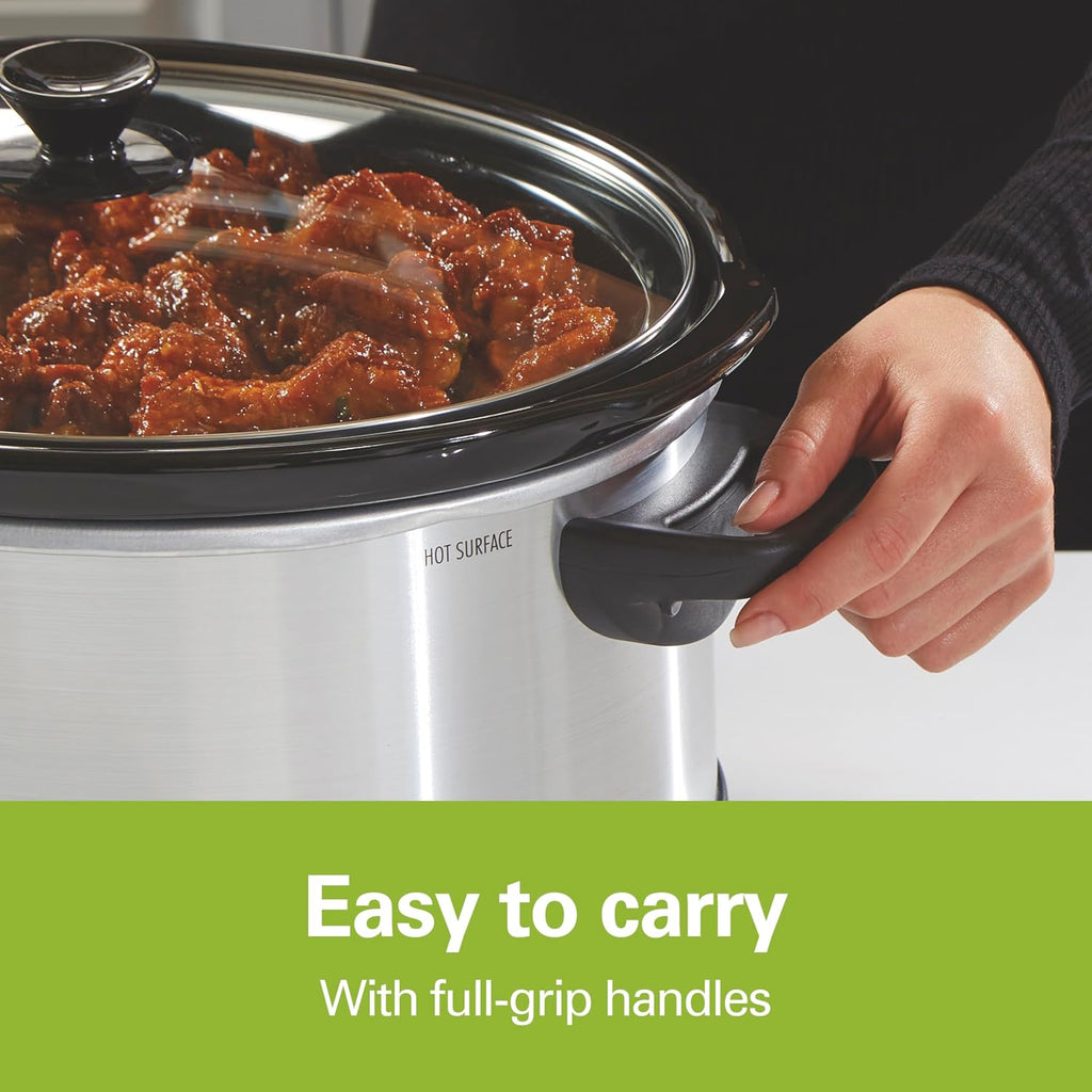 Hamilton Beach Set & Forget 4 Quart Programmable Slow Cooker
