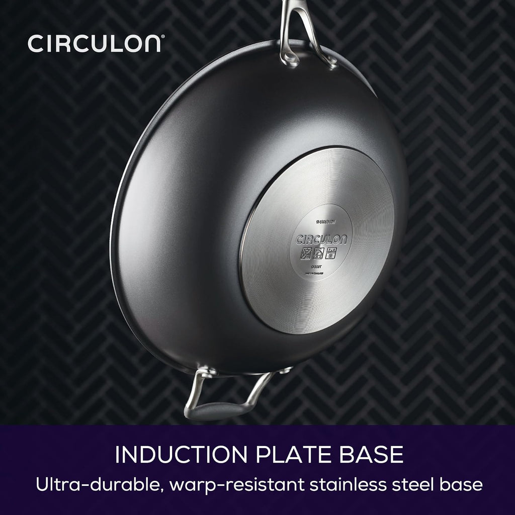 Circulon A1 Series Nonstick Induction Stir Fry Pan, 13.25-Inch, Graphite