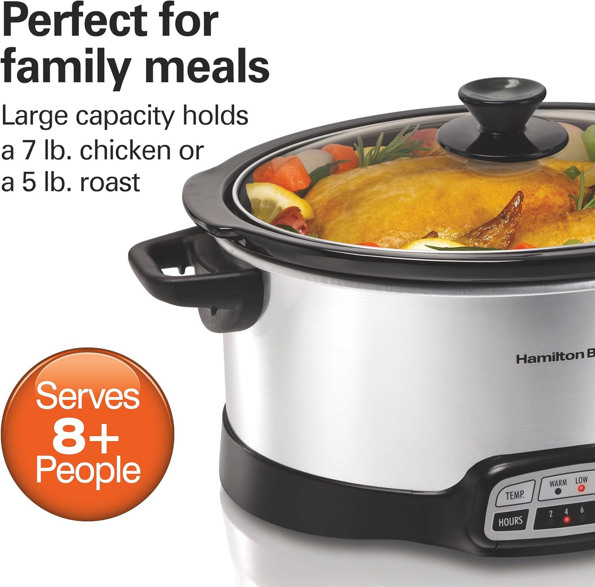Hamilton Beach Set & Forget 7 Quart Programmable Slow Cooker