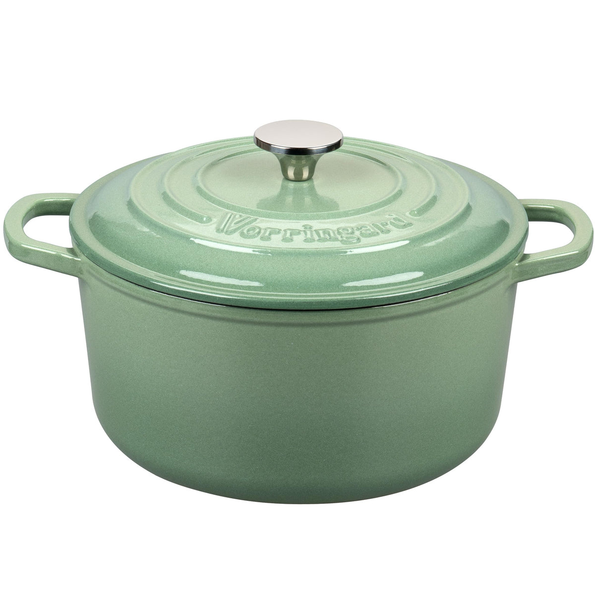 VORRINGARD Enameled Cast Iron Dutch Oven Pot with Lid, for Sourdough Bread Baking, Round Dutch Ovens, 4.5 Quart, Pink