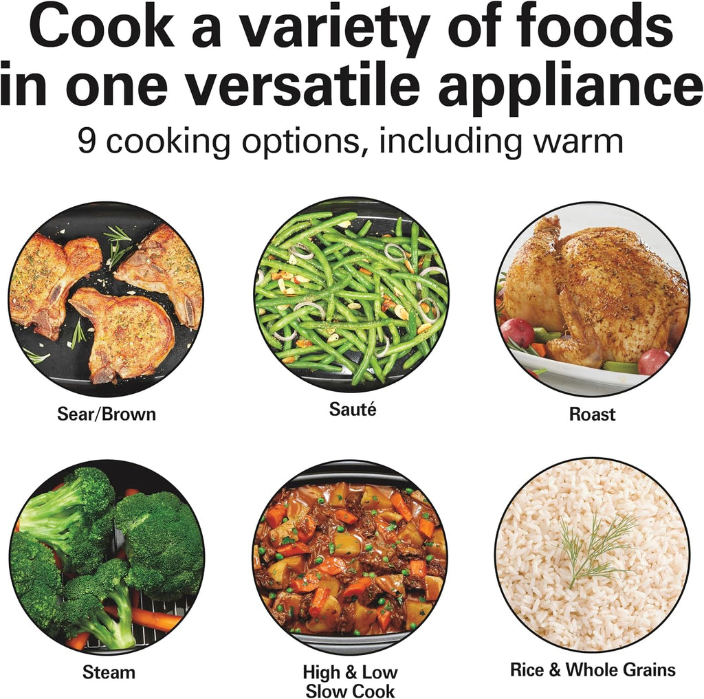 Hamilton Beach 9-in-1 6 Quart Programmable Slow Cooker