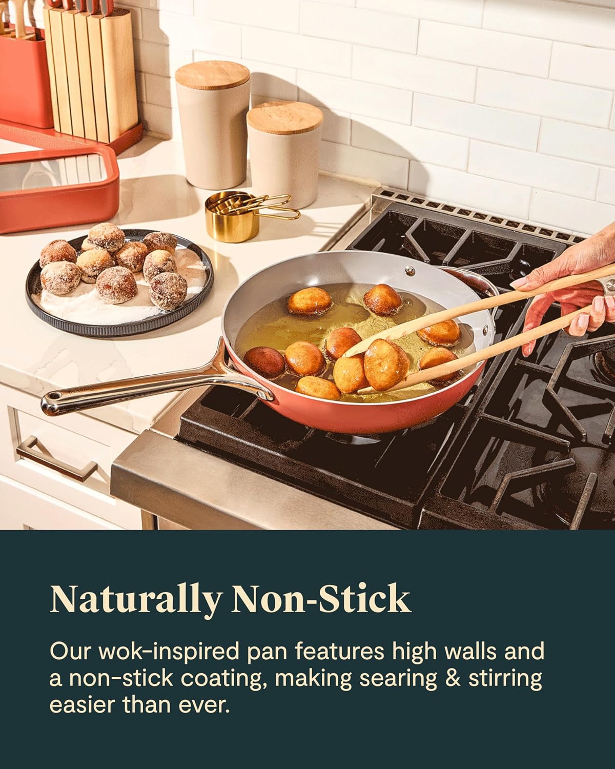 Caraway 12" Non-Stick Ceramic-Coated Stir Fry Pan