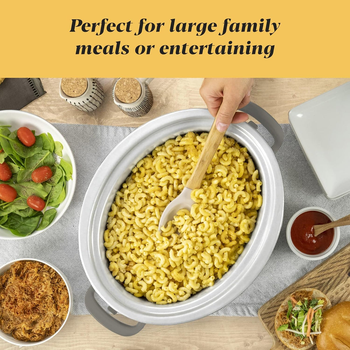 Crockpot® Programmable 7-Quart Cook and Carry Slow Cooker, Grey