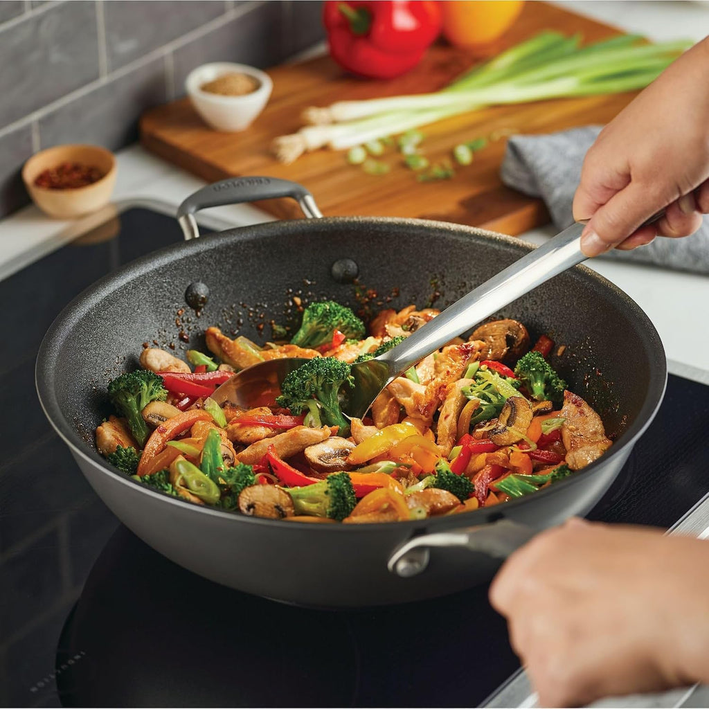 Circulon A1 Series Nonstick Induction Stir Fry Pan, 13.25-Inch, Graphite